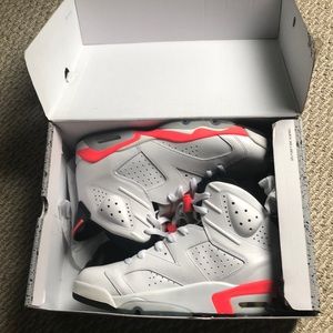 Men’s Air Jordan Retro 6 Infrared White 2014